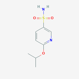 molecular formula C8H12N2O3S B13523099 6-(Propan-2-yloxy)pyridine-3-sulfonamide 