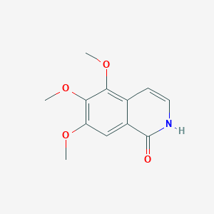 molecular formula C12H13NO4 B1352315 5,6,7-Trimethoxyisoquinolin-1-ol CAS No. 26829-55-0