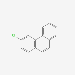 molecular formula C14H9Cl B1352327 3-Chlorophenanthrene CAS No. 715-51-5