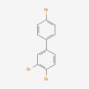 molecular formula C12H7Br3 B1352330 3,4,4'-三溴联苯 CAS No. 6683-35-8
