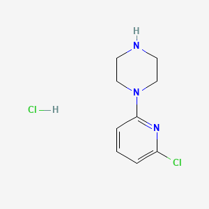 molecular formula C9H13Cl2N3 B1352333 1-(6-Chloropyridin-2-yl)piperazine hydrochloride CAS No. 95884-49-4
