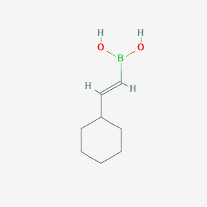 molecular formula C8H15BO2 B1352356 (2-环己基乙烯基)硼酸 CAS No. 37490-33-8