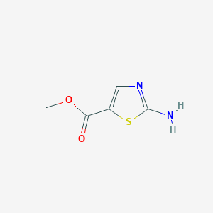 molecular formula C5H6N2O2S B135236 Methyl 2-aminothiazole-5-carboxylate CAS No. 6633-61-0