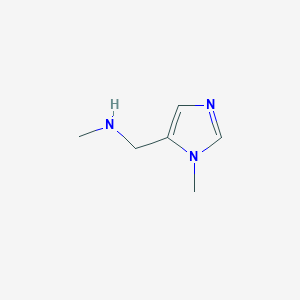 N-Methyl-1-(1-methyl-1H-imidazol-5-YL)methanamine