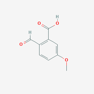 molecular formula C9H8O4 B1352372 2-formyl-5-methoxy-benzoic Acid CAS No. 4785-56-2