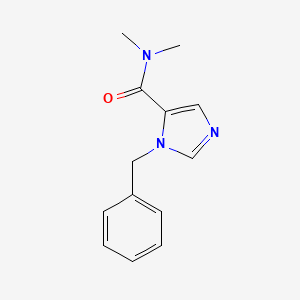 molecular formula C13H15N3O B1352376 1-Benzyl-N,N-dimethyl-1H-imidazole-5-carboxamide CAS No. 850429-56-0