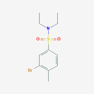 molecular formula C11H16BrNO2S B1352377 N,N-二乙基-3-溴-4-甲基苯磺酰胺 CAS No. 850429-71-9