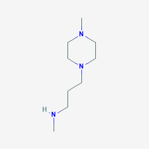 molecular formula C9H21N3 B1352378 N-methyl-3-(4-methylpiperazin-1-yl)propan-1-amine CAS No. 864244-66-6