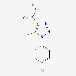 1-(4-chlorophenyl)-5-methyl-1H-1,2,3-triazole-4-carboxylic acid