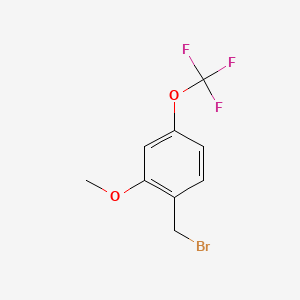 molecular formula C9H8BrF3O2 B1352399 2-Methoxy-4-(trifluoromethoxy)benzyl bromide CAS No. 886500-35-2