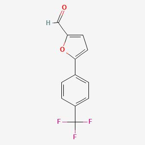 5-[4-(Trifluoromethyl)phenyl]furan-2-carbaldehyde