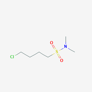 molecular formula C6H14ClNO2S B13524159 4-chloro-N,N-dimethylbutane-1-sulfonamide 