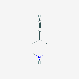molecular formula C7H11N B1352422 4-Ethynylpiperidine CAS No. 738577-08-7