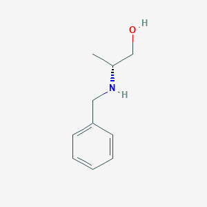 molecular formula C10H15NO B1352430 (R)-2-(Benzylamino)propan-1-ol CAS No. 74609-49-7