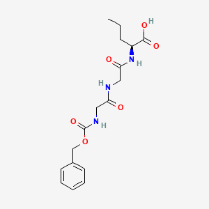 molecular formula C17H23N3O6 B1352432 Z-Gly-gly-nva-OH 