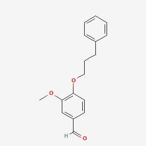 3-Methoxy-4-(3-phenylpropoxy)benzaldehyde