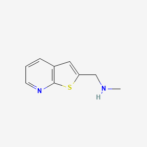 molecular formula C9H10N2S B1352453 n-Methyl-1-(thieno[2,3-b]pyridin-2-yl)methanamine CAS No. 868755-42-4