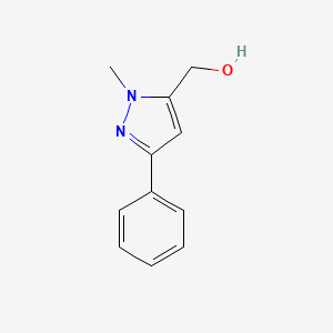 molecular formula C11H12N2O B1352455 (1-Methyl-3-phenyl-1H-pyrazol-5-yl)methanol CAS No. 864068-97-3
