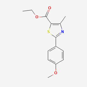 Ethyl 2-(4-methoxyphenyl)-4-methyl-1,3-thiazole-5-carboxylate