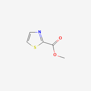 molecular formula C5H5NO2S B1352461 Methyl thiazole-2-carboxylate CAS No. 55842-56-3