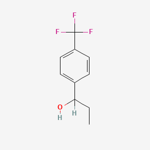 molecular formula C10H11F3O B1352478 1-[4-(Trifluoromethyl)phenyl]propan-1-ol CAS No. 67081-98-5