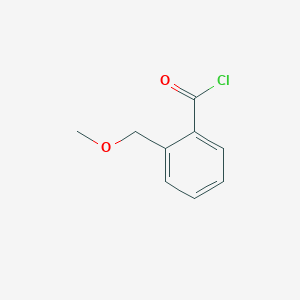 molecular formula C9H9ClO2 B135248 2-(Methoxymethyl)benzoyl chloride CAS No. 132532-70-8