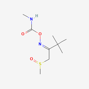 [(E)-(3,3-dimethyl-1-methylsulfinylbutan-2-ylidene)amino] N-methylcarbamate