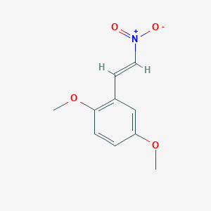 molecular formula C10H11NO4 B1352485 1,4-Dimethoxy-2-[(E)-2-nitroethenyl]benzene CAS No. 40276-11-7