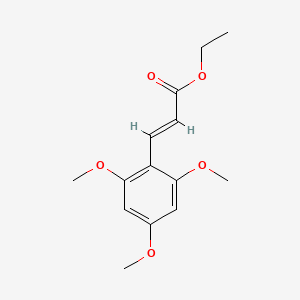 molecular formula C14H18O5 B1352487 Ethyl 2,4,6-trimethoxycinnamate CAS No. 67827-53-6