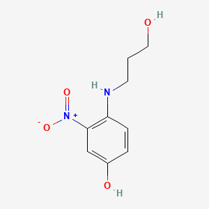 4-[(3-Hydroxypropyl)amino]-3-nitrophenol
