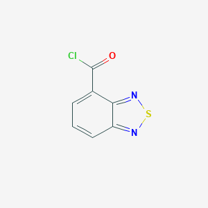 molecular formula C7H3ClN2OS B135250 2,1,3-苯并噻二唑-4-羰基氯化物 CAS No. 148563-33-1