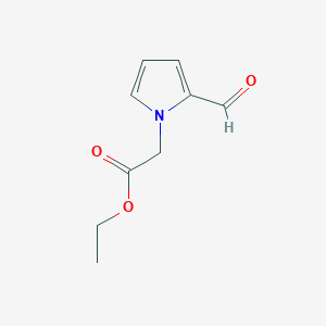 molecular formula C9H11NO3 B1352511 ethyl (2-formyl-1H-pyrrol-1-yl)acetate CAS No. 70582-73-9
