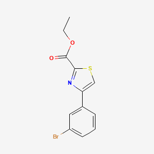 ETHYL 4-(3-BROMOPHENYL)THIAZOLE-2-CARBOXYLATE