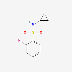 molecular formula C9H10FNO2S B1352523 N-cyclopropyl-2-fluorobenzenesulfonamide 