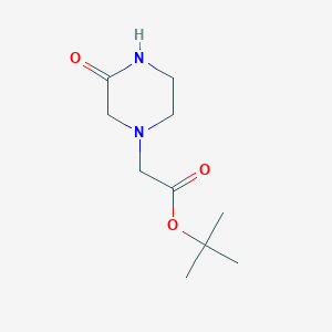 molecular formula C10H18N2O3 B1352525 Tert-butyl 2-(3-oxopiperazin-1-yl)acetate 
