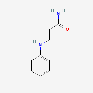 molecular formula C9H12N2O B1352538 3-Anilinopropanamide CAS No. 21017-47-0
