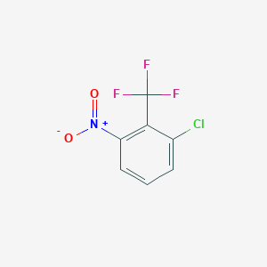 molecular formula C7H3ClF3NO2 B1352574 1-Chloro-3-nitro-2-(trifluoromethyl)benzene CAS No. 133391-58-9