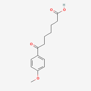 B1352577 7-(4-Methoxyphenyl)-7-oxoheptanoic acid CAS No. 21244-11-1