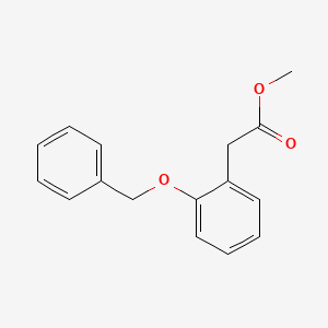 molecular formula C16H16O3 B1352578 Methyl 2-(2-(benzyloxy)phenyl)acetate CAS No. 40525-65-3