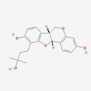 molecular formula C20H22O5 B135258 Phaseollidin hydrate CAS No. 76122-57-1