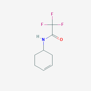 molecular formula C8H10F3NO B1352583 N-(cyclohex-3-en-1-yl)-2,2,2-trifluoroacetamide CAS No. 78293-47-7