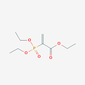 molecular formula C9H17O5P B1352586 ETHYL 2-(DIETHOXYPHOSPHORYL)PROP-2-ENOATE CAS No. 20345-61-3