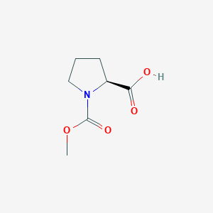 molecular formula C7H11NO4 B1352594 N-Carbomethoxy proline CAS No. 74761-41-4