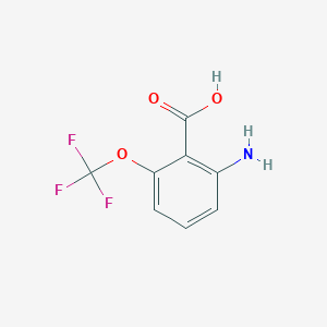 molecular formula C8H6F3NO3 B1352598 2-氨基-6-(三氟甲氧基)苯甲酸 CAS No. 561304-48-1