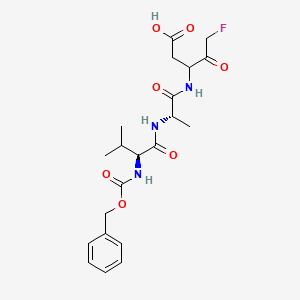 molecular formula C21H28FN3O7 B1352602 Z-VA-DL-D-FMK CAS No. 220644-02-0