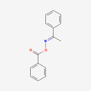 molecular formula C15H13NO2 B1352615 Acetophenone o-benzoyloxime CAS No. 26060-56-0