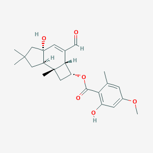 molecular formula C24H30O6 B135263 Armillaripin CAS No. 129741-56-6
