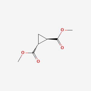 molecular formula C7H10O4 B1352631 Dimethyl trans-1,2-cyclopropanedicarboxylate CAS No. 826-35-7