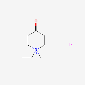 molecular formula C8H16INO B1352640 1-Ethyl-1-methyl-4-oxopiperidin-1-ium iodide CAS No. 77542-18-8
