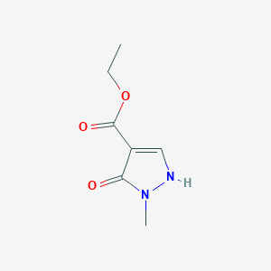 molecular formula C7H10N2O3 B1352646 Ethyl 5-hydroxy-1-methyl-1H-pyrazole-4-carboxylate CAS No. 88398-78-1